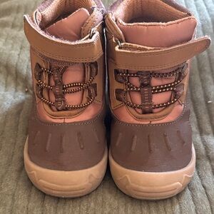 Stride Rite Brown and Tan Kids Boots